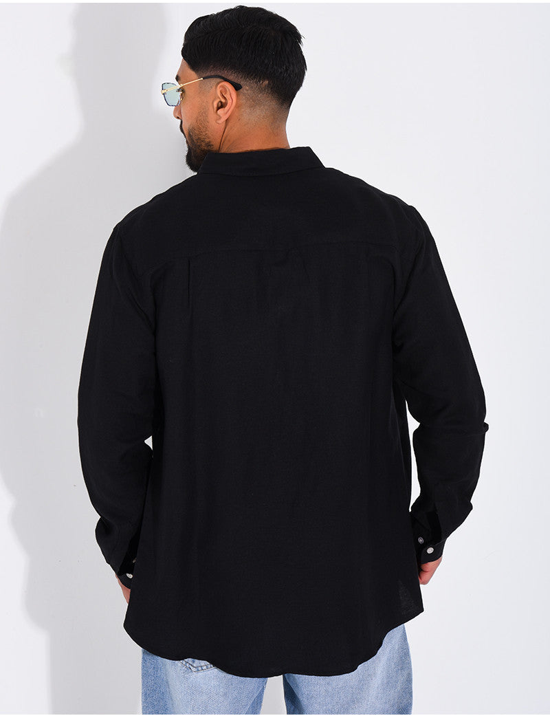 Chemise manches longues