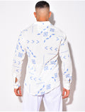 Chemise à motif aztéque