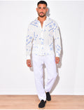 Chemise à motif aztéque