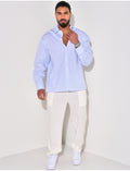 Chemise rayée manches longues