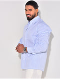 Chemise rayée manches longues