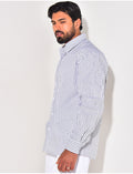 Chemise rayée manches longues