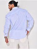 Chemise rayée manches longues