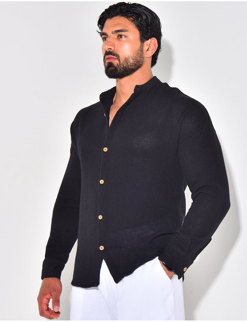 Chemise texturée