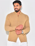 Chemise texturée