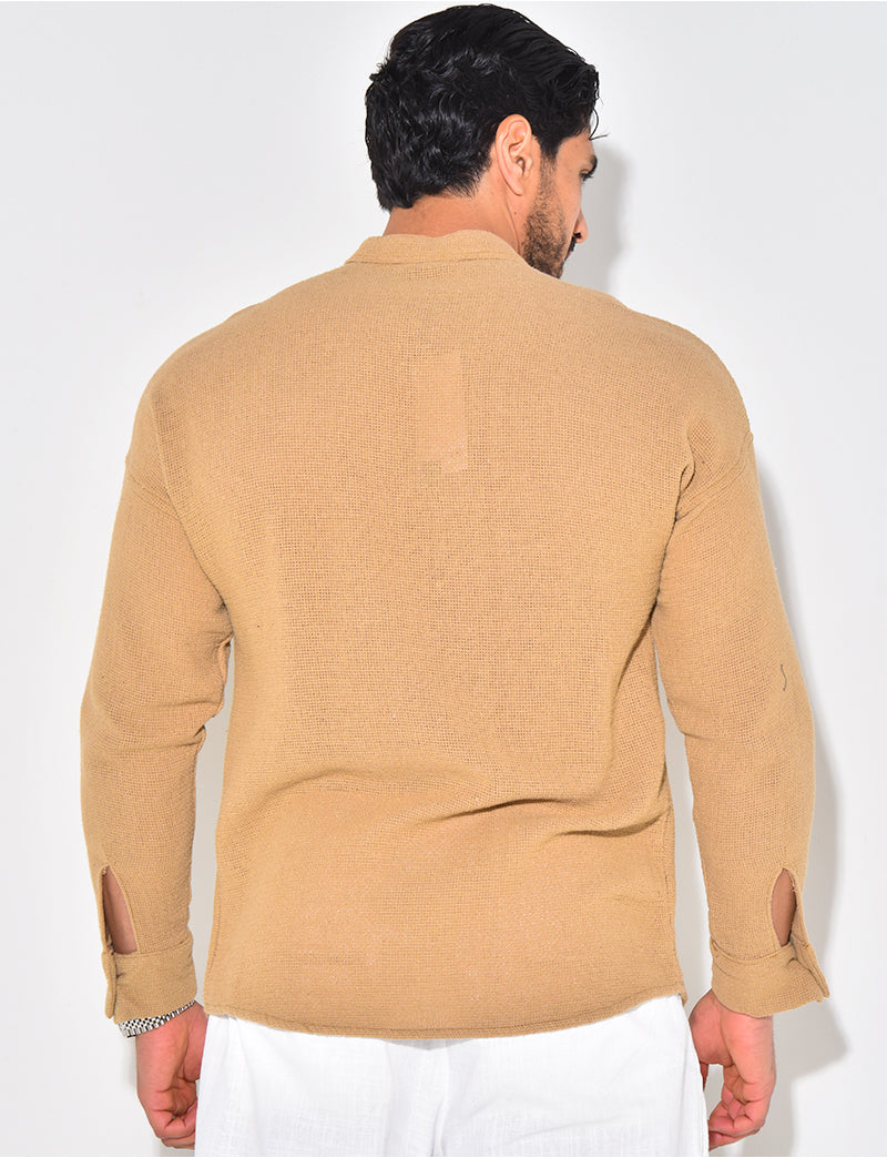 Chemise texturée