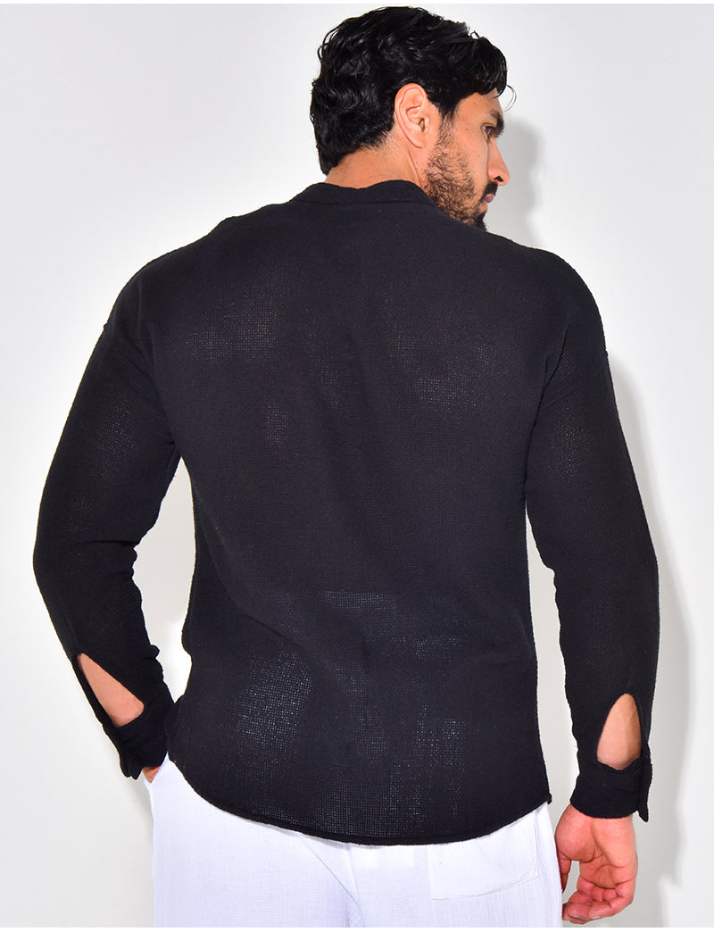 Chemise texturée