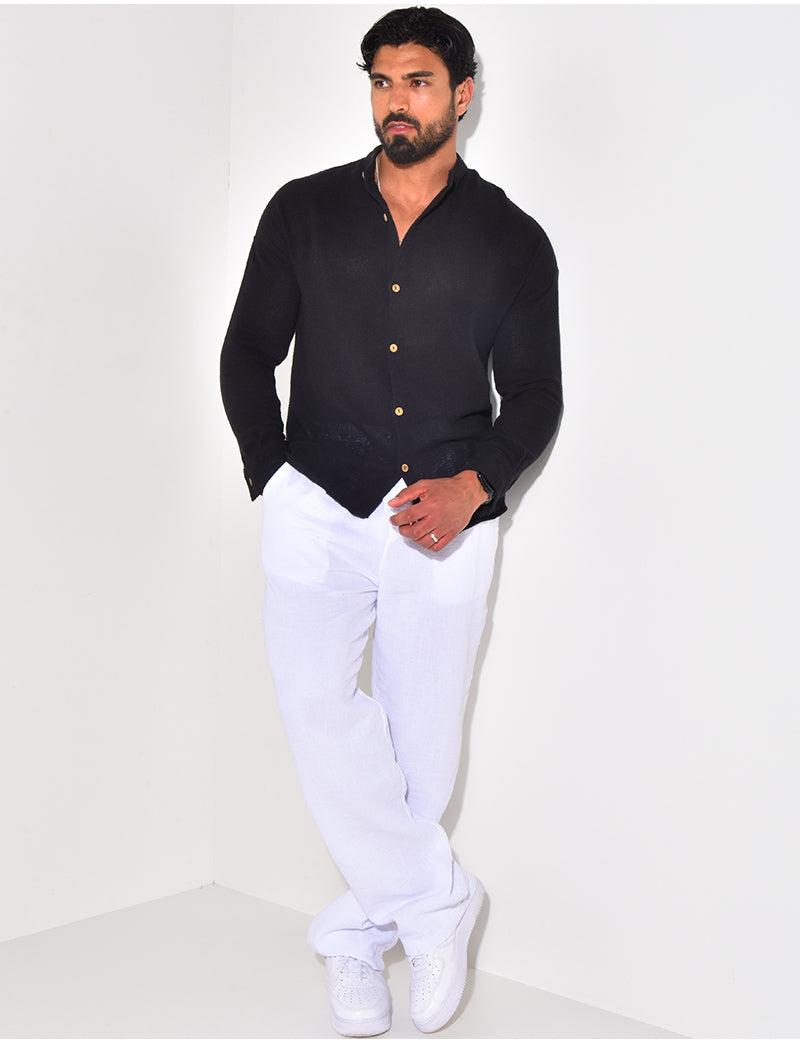 Chemise texturée