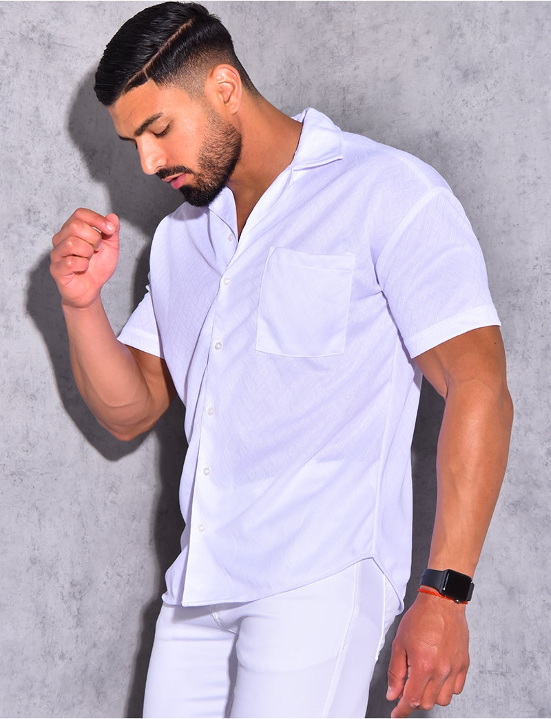 Chemise texturée