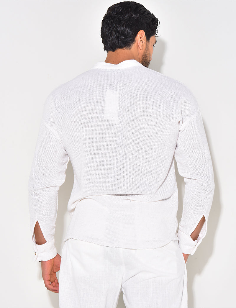 Chemise texturée