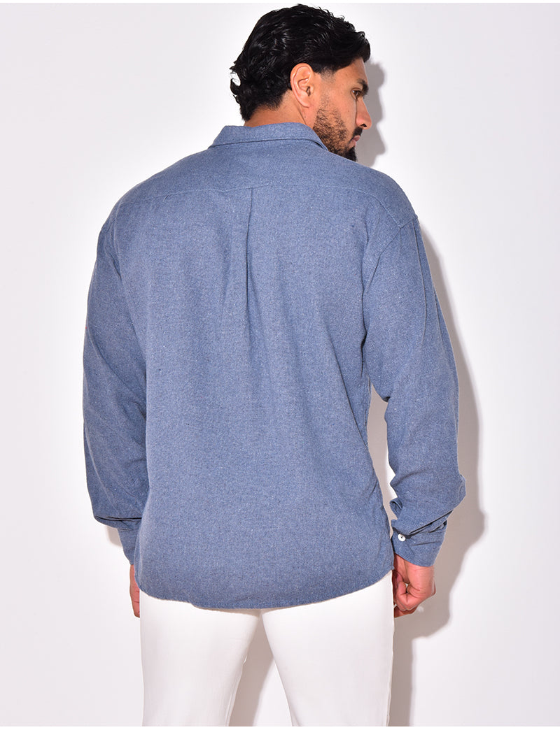 Chemise en lin manches longues