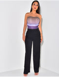 top bustier en mesh