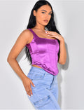 Corset en satin