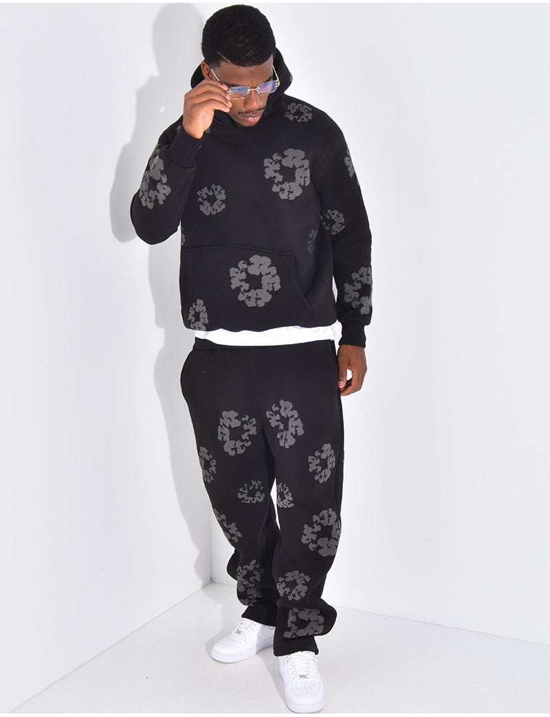 Ensemble à fleurs pantalon et sweat