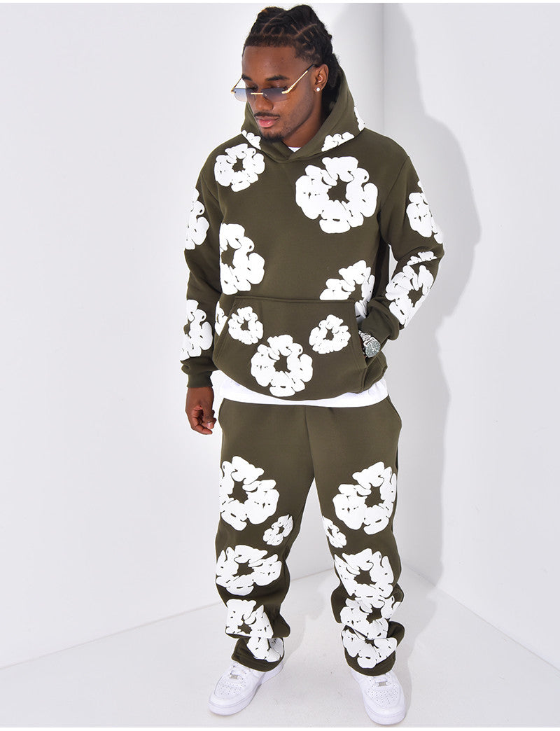 Ensemble à fleurs pantalon et sweat