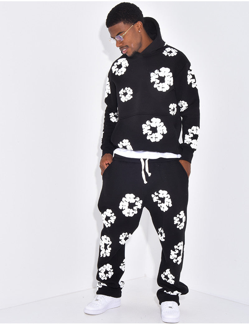 Ensemble à fleurs pantalon et sweat