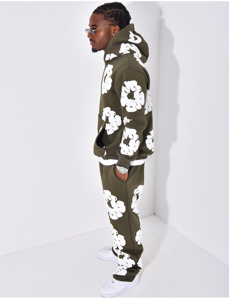 Ensemble à fleurs pantalon et sweat