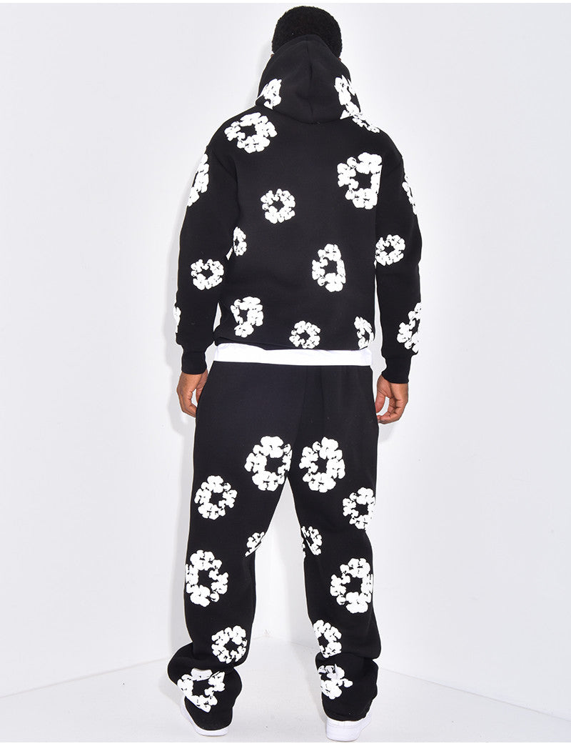 Ensemble à fleurs pantalon et sweat