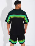 Ensemble ajouré short et chemise