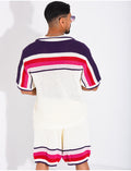 Ensemble ajouré short et chemise