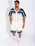 Ensemble ajouré short et chemise