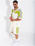 Ensemble ajouré short et chemise