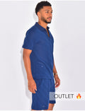 Ensemble ajouré short et polo
