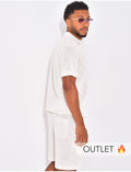 Ensemble ajouré short et polo