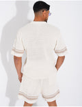Ensemble ajouré short et t-shirt