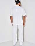 Ensemble chemise et pantalon en éponge
