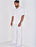 Ensemble chemise et pantalon en éponge