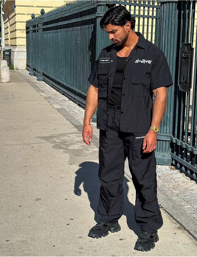 Ensemble chemise et pantalon parachute