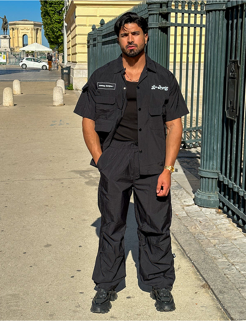 Ensemble chemise et pantalon parachute