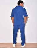 Ensemble chemise et pantalon plissée