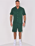 Ensemble chemise et short en éponge