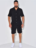 Ensemble chemise et short en éponge