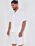 Ensemble chemise et short en éponge
