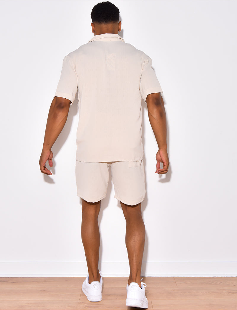Ensemble chemise et short léger