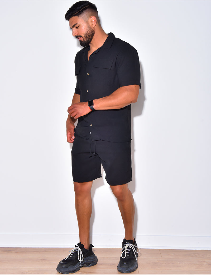 Ensemble chemise et short léger
