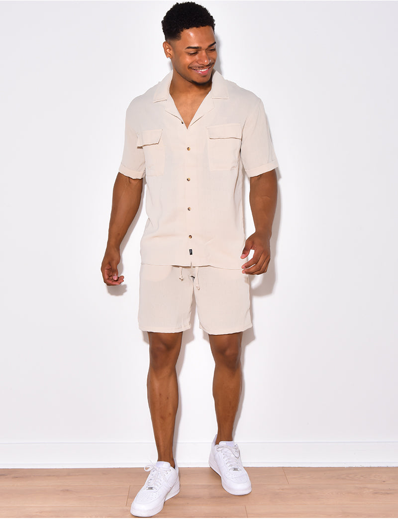 Ensemble chemise et short léger