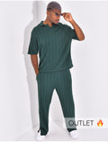 Ensemble côtelé pantalon et polo