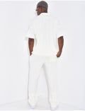 Ensemble côtelé pantalon et polo