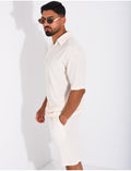 Ensemble côtelé short et polo