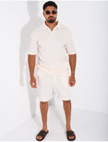 Ensemble côtelé short et polo