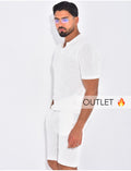 Ensemble côtelé short et polo