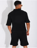 Ensemble côtelé short et polo