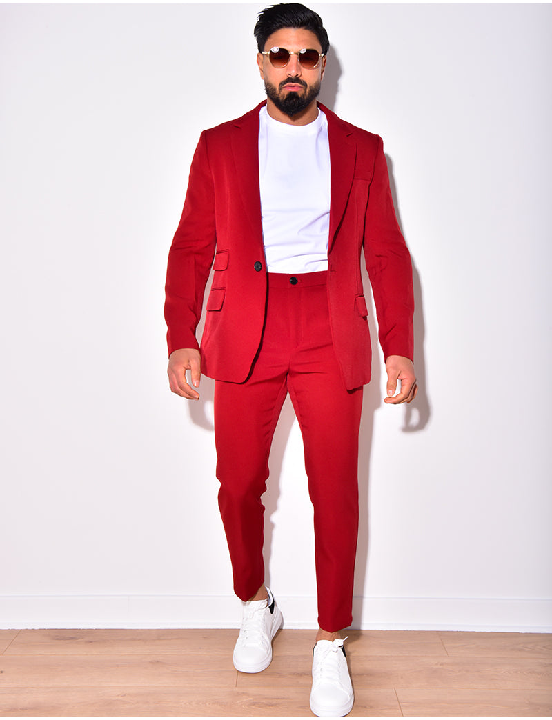 Ensemble de costume 2 pièces, veste et pantalon