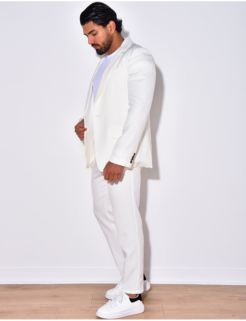 Ensemble de costume 2 pièces, veste et pantalon