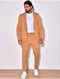 Ensemble de costume 2 pièces, veste et pantalon