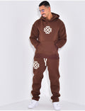 Ensemble de jogging pantalon et sweat à capuche à motif